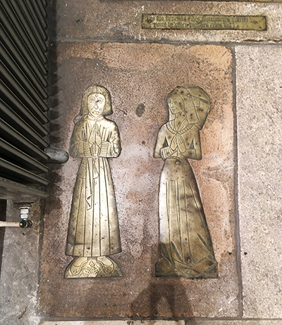 Bartholomew Willesden Brass in St Mary's Church, October 2019